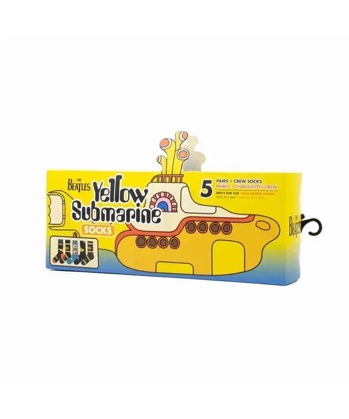 The Beatles Yellow Submarine 5 Pair Socks Gift Box - Remenyi House of Music