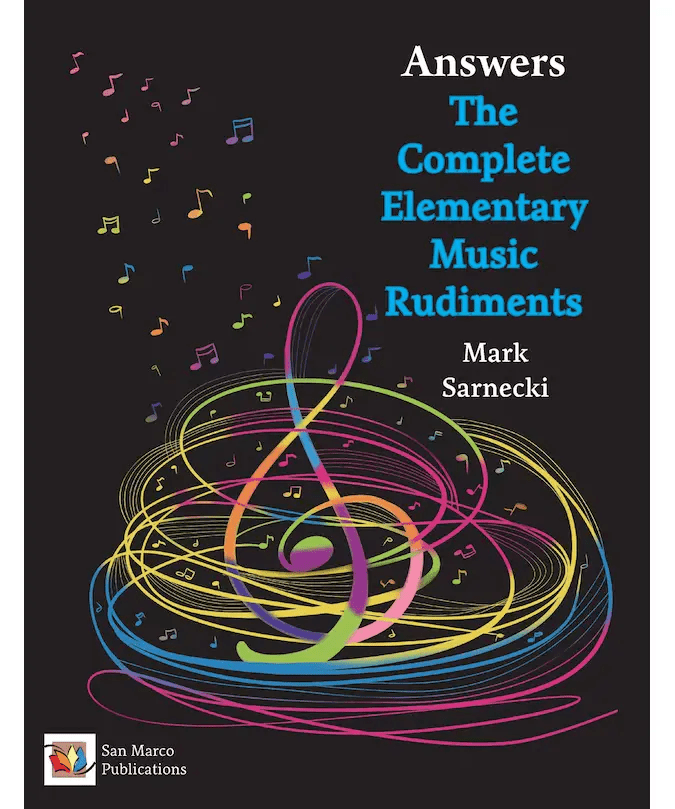 The Complete Elementary Music Rudiments, 3rd Edition: Answer Book - Remenyi House of Music