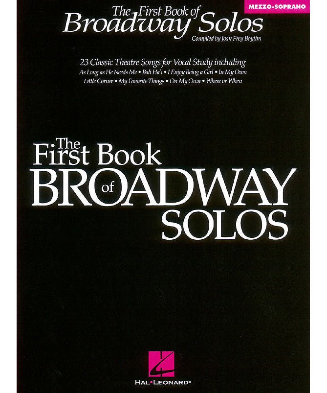 The First Book of Broadway Solos - Remenyi House of Music