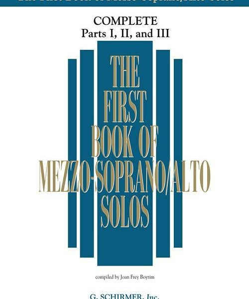 The First Book of Solos Complete - Parts I, II and III (Mezzo - Soprano/Alto) - Remenyi House of Music