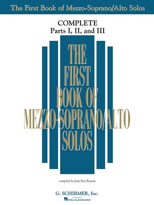 The First Book of Solos Complete - Parts I, II and III (Mezzo - Soprano/Alto) - Remenyi House of Music