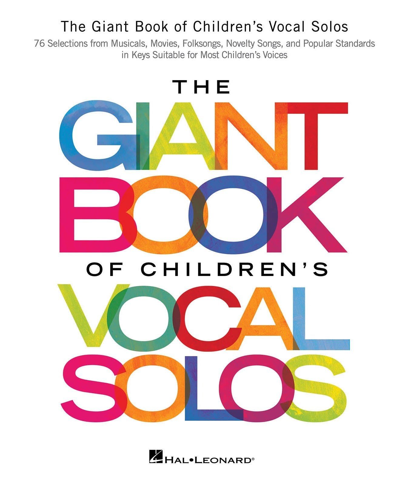 The Giant Book of Children's Vocal Solos - Remenyi House of Music