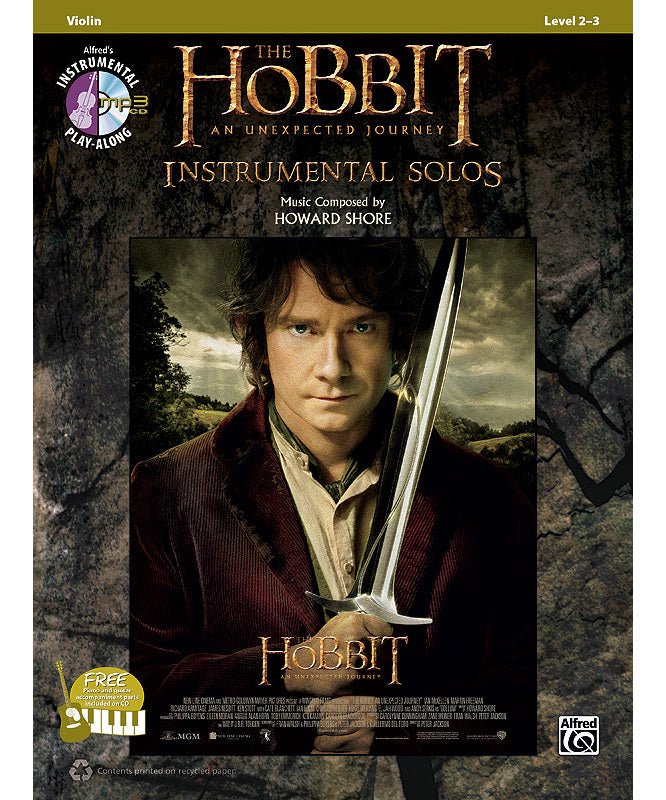 The Hobbit: An Unexpected Journey Instrumental Solos for Strings - Remenyi House of Music