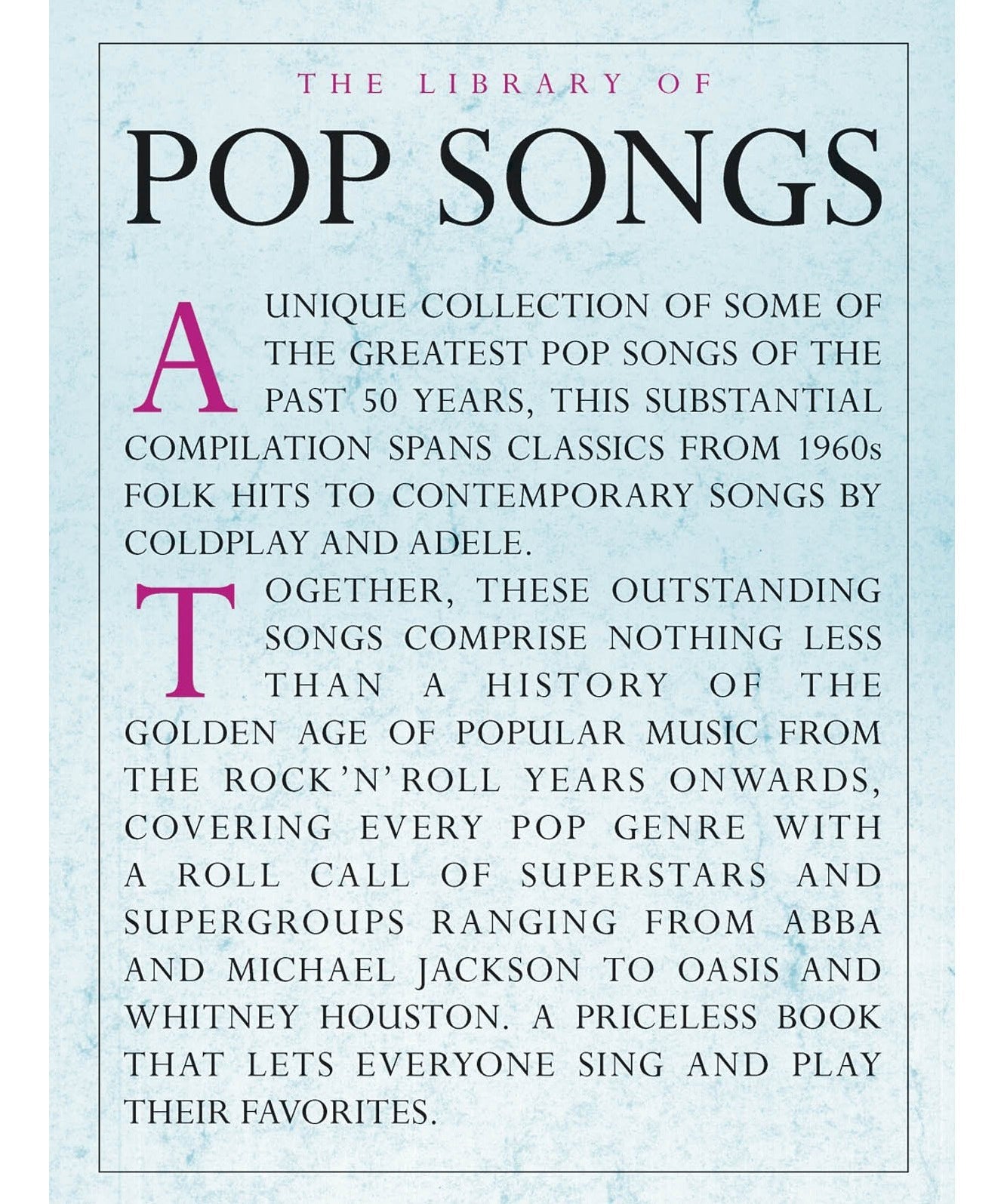 The Library of Pop Songs - Remenyi House of Music