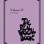 The Real Vocal Book - Volume IV (Low Voice) - Remenyi House of Music