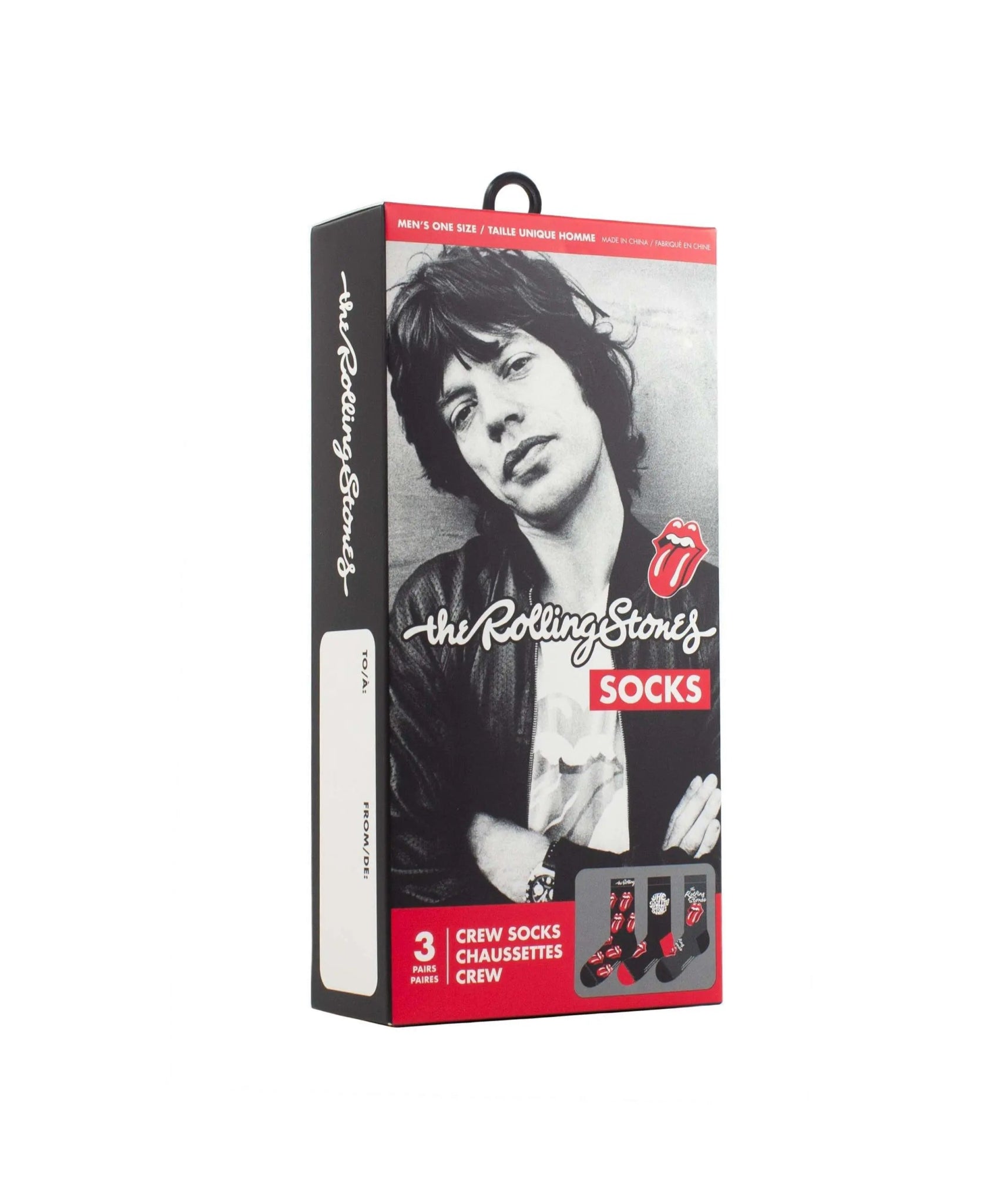 The Rolling Stones 3 Pair Socks Gift Box - Remenyi House of Music