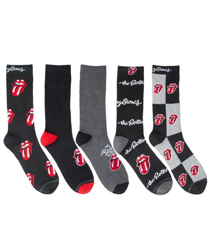 The Rolling Stones 5 Pair Socks Gift Box - Remenyi House of Music
