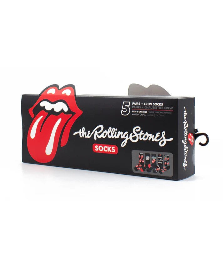 The Rolling Stones 5 Pair Socks Gift Box - Remenyi House of Music