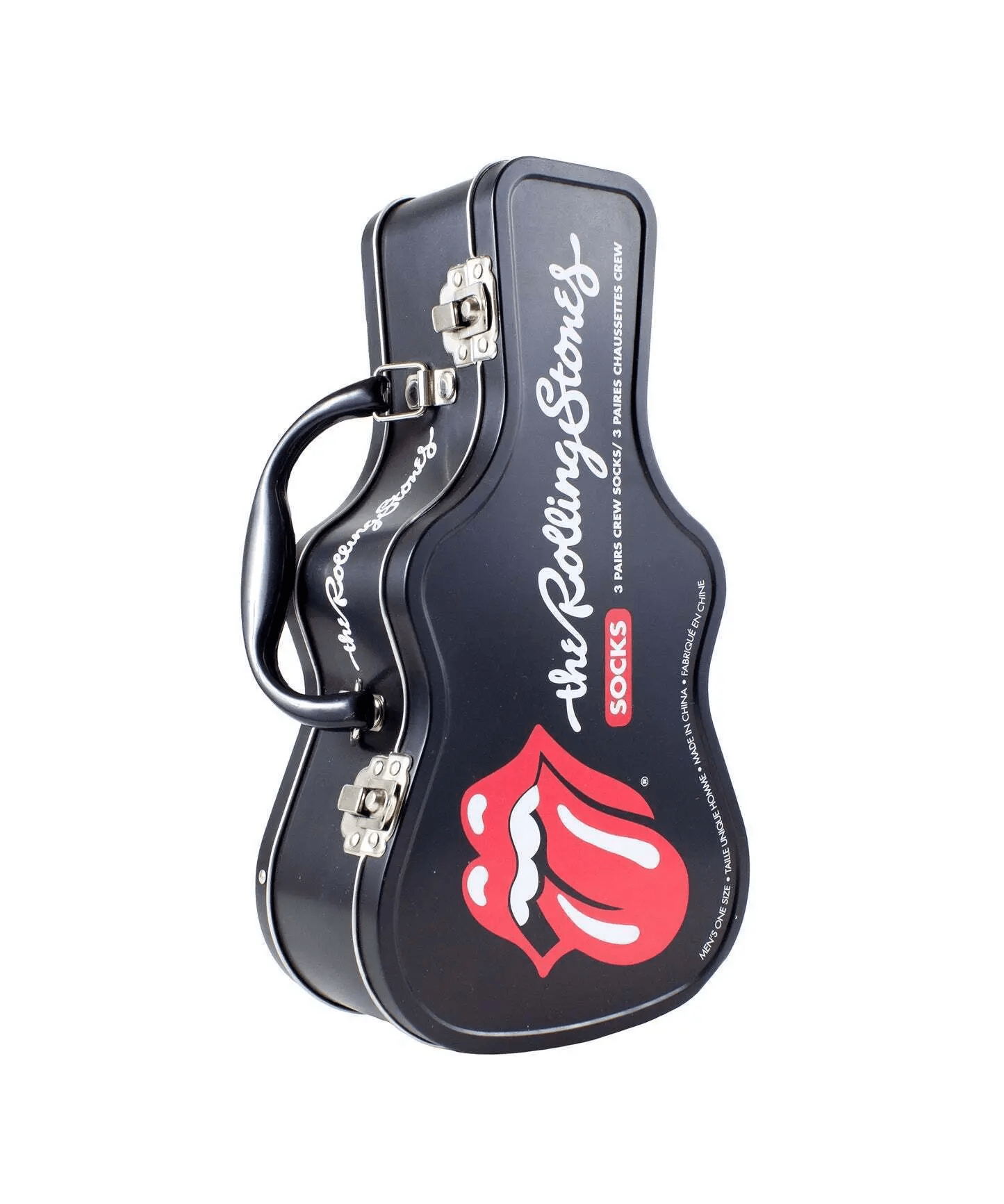 The Rolling Stones Socks in Guitar Tin (3-pair) - Remenyi House of Music