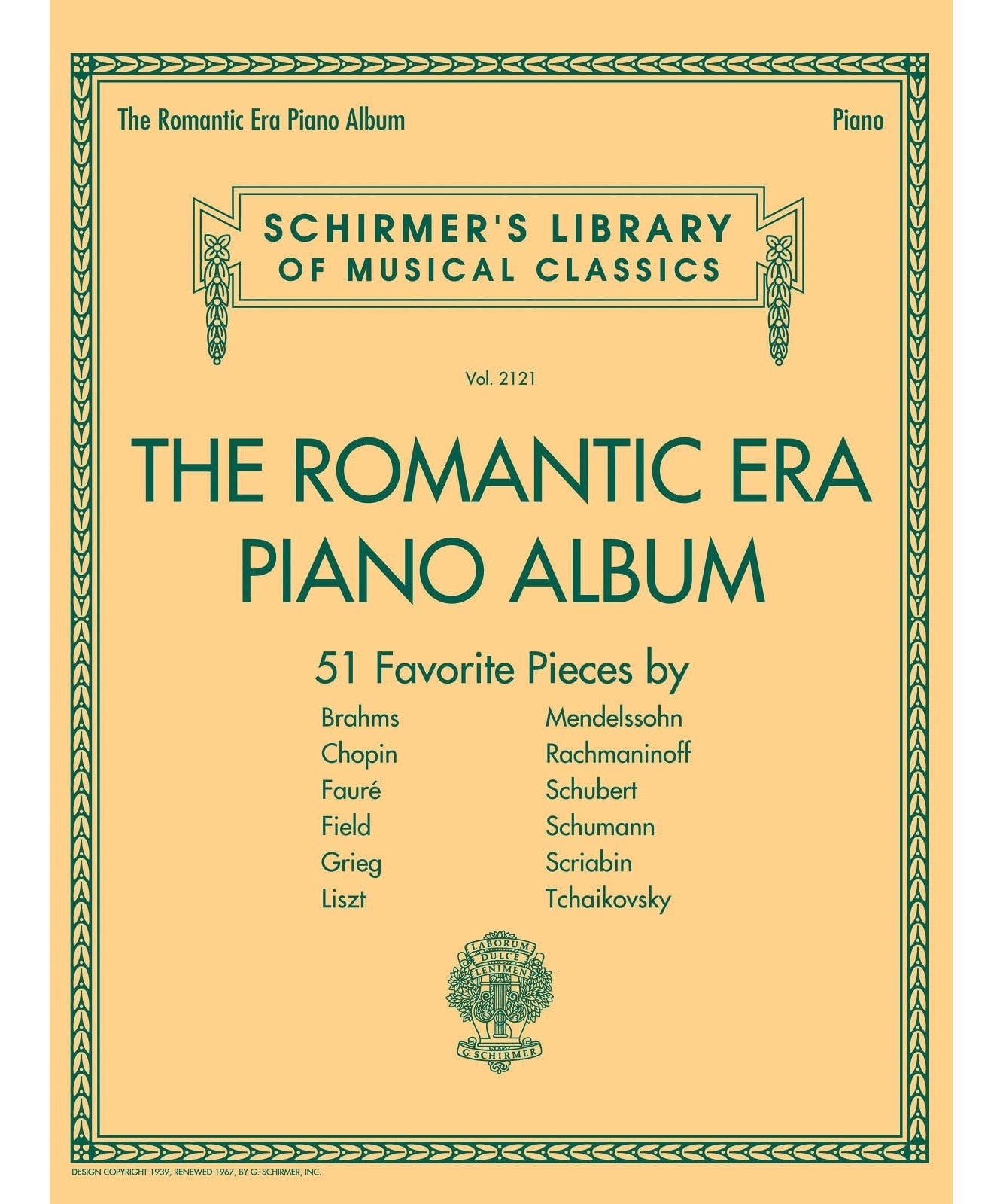 The Romantic Era Piano Album - Remenyi House of Music