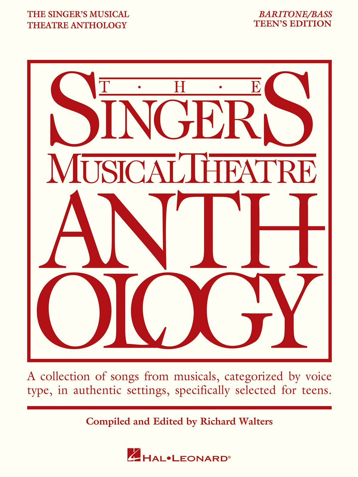 The Singer's Musical Theatre Anthology - Teen's Edition (Bari/Bass) - Remenyi House of Music