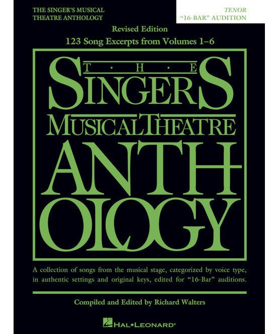 The Singer's Musical Theatre Anthology: Tenor - "16 - bar" Audition - Remenyi House of Music