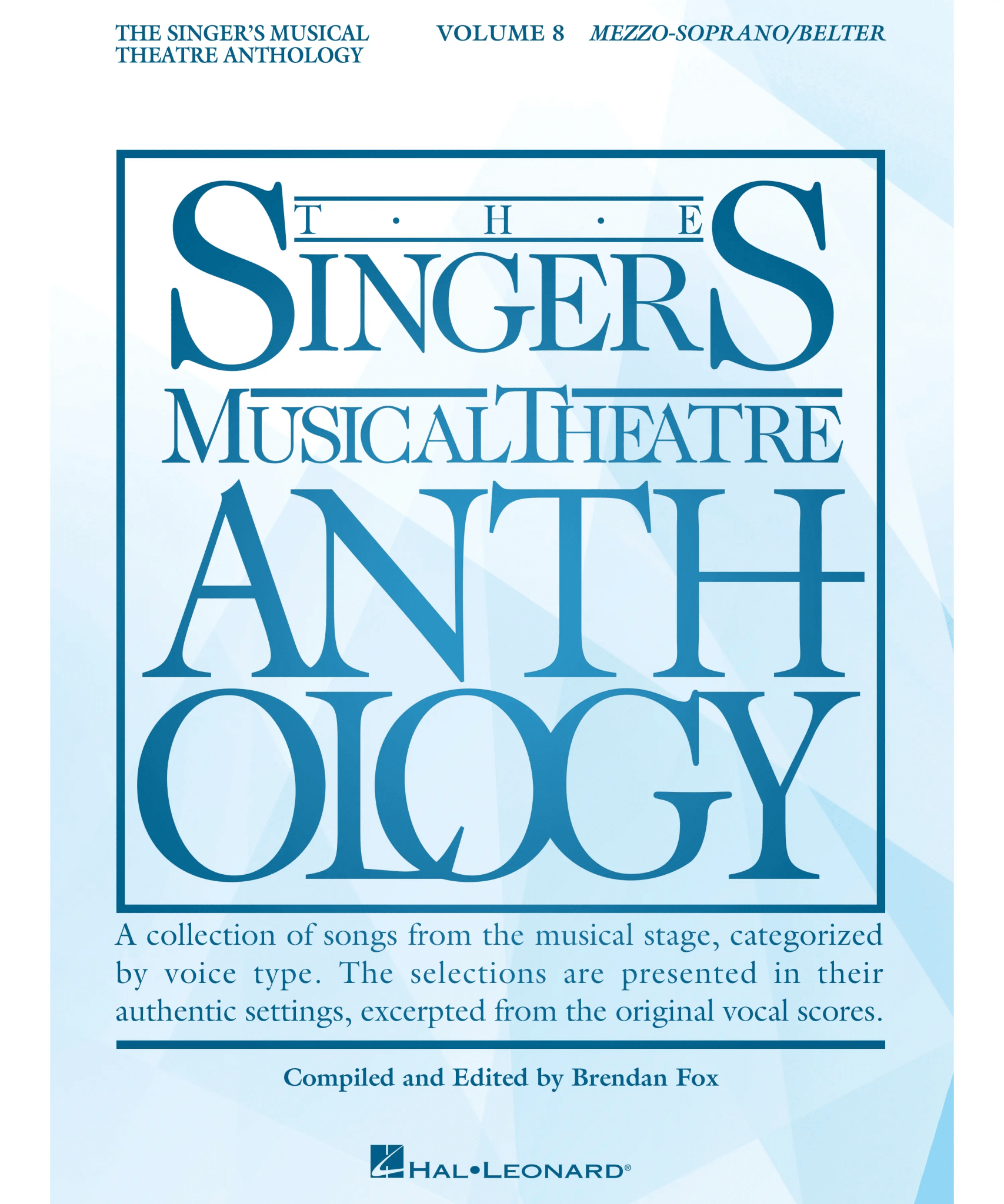 The Singer's Musical Theatre Anthology Volume 8 - Mezzo/Belter - Remenyi House of Music