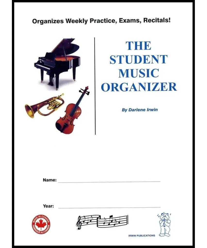 The Student Music Organizer (by Darlene Irwin) - Remenyi House of Music
