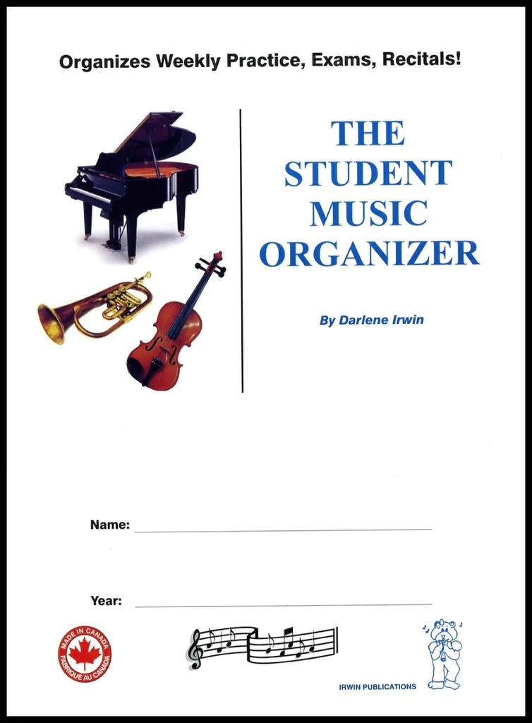 The Student Music Organizer (by Darlene Irwin) - Remenyi House of Music