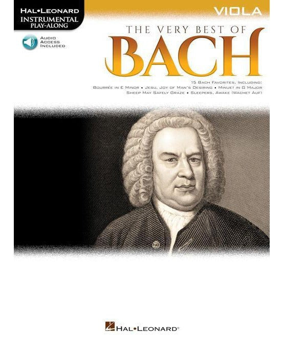 The Very Best of Bach - Instrumental Play - Along® for Viola - Remenyi House of Music