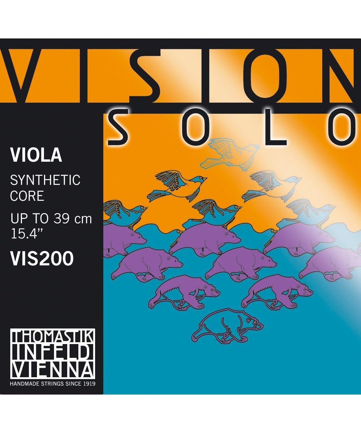 Thomastik Infeld Vision Solo Viola String Set - Full Size - Medium Gauge - Remenyi House of Music