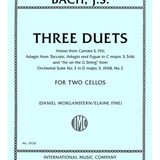 Three Duets: \"Air on the G String\", from Orchestral Suite No. 3 in D major, S. 1068, No. 2; Adagio from Toccata, Adagio and Fugue in C major, S. 564; Arioso from Cantata S. 156 - Remenyi House of Music