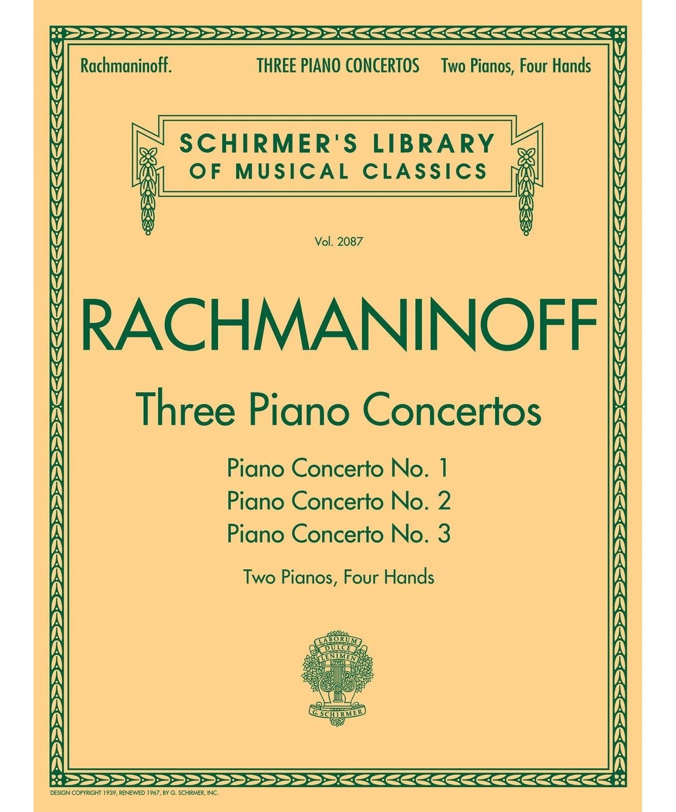 Three Piano Concertos: Nos. 1, 2, and 3 - Remenyi House of Music