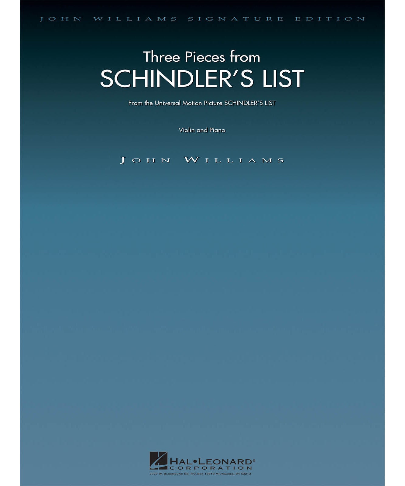 Three Pieces from Schindler's List - Remenyi House of Music