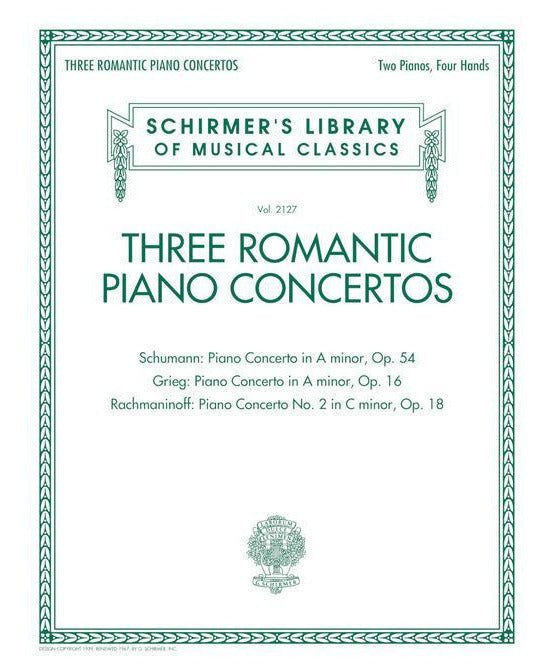 Three Romantic Piano Concertos: Schumann, Grieg, Rachmaninoff - Remenyi House of Music