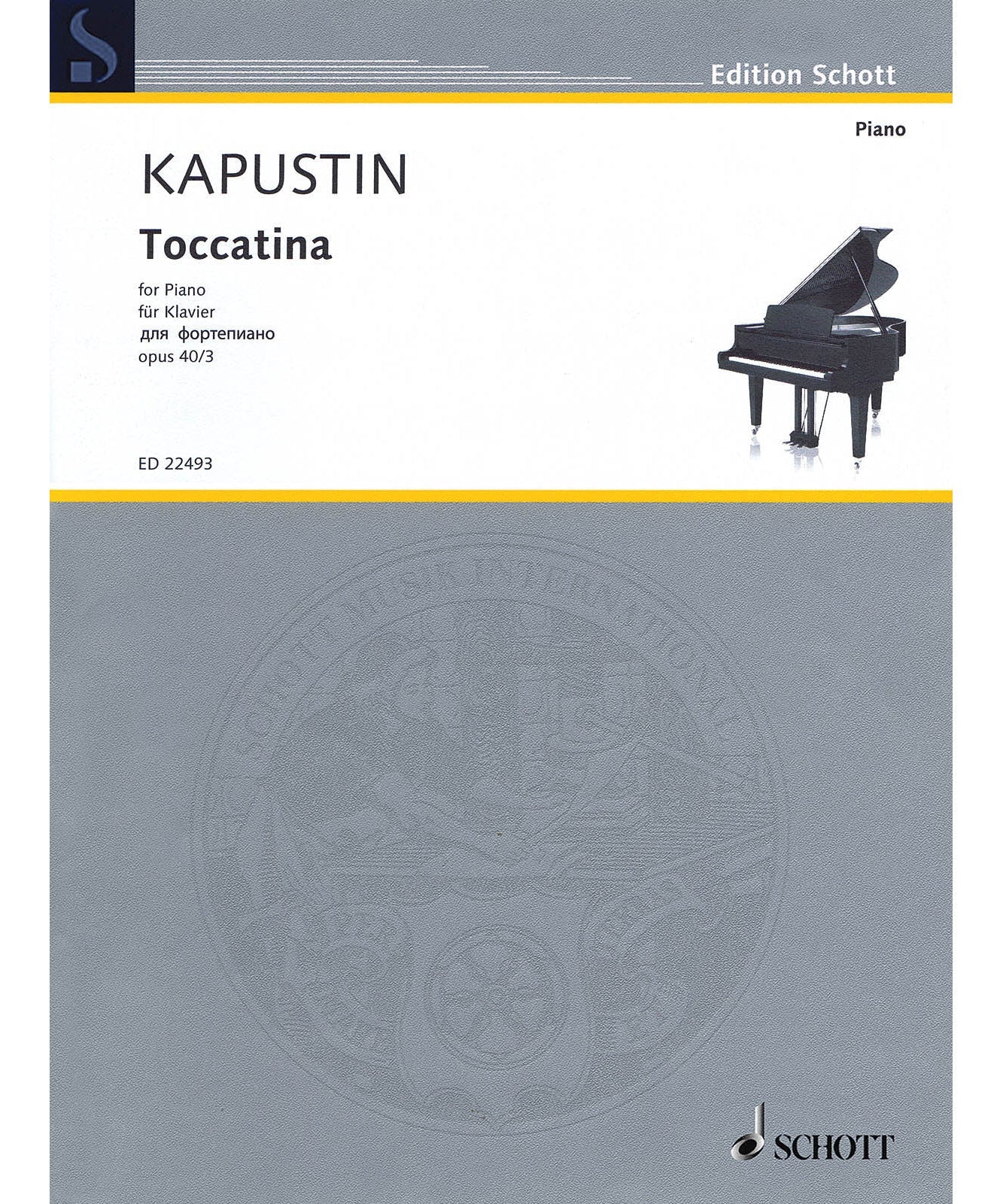 Toccatina, Op. 40, No. 3 - Remenyi House of Music