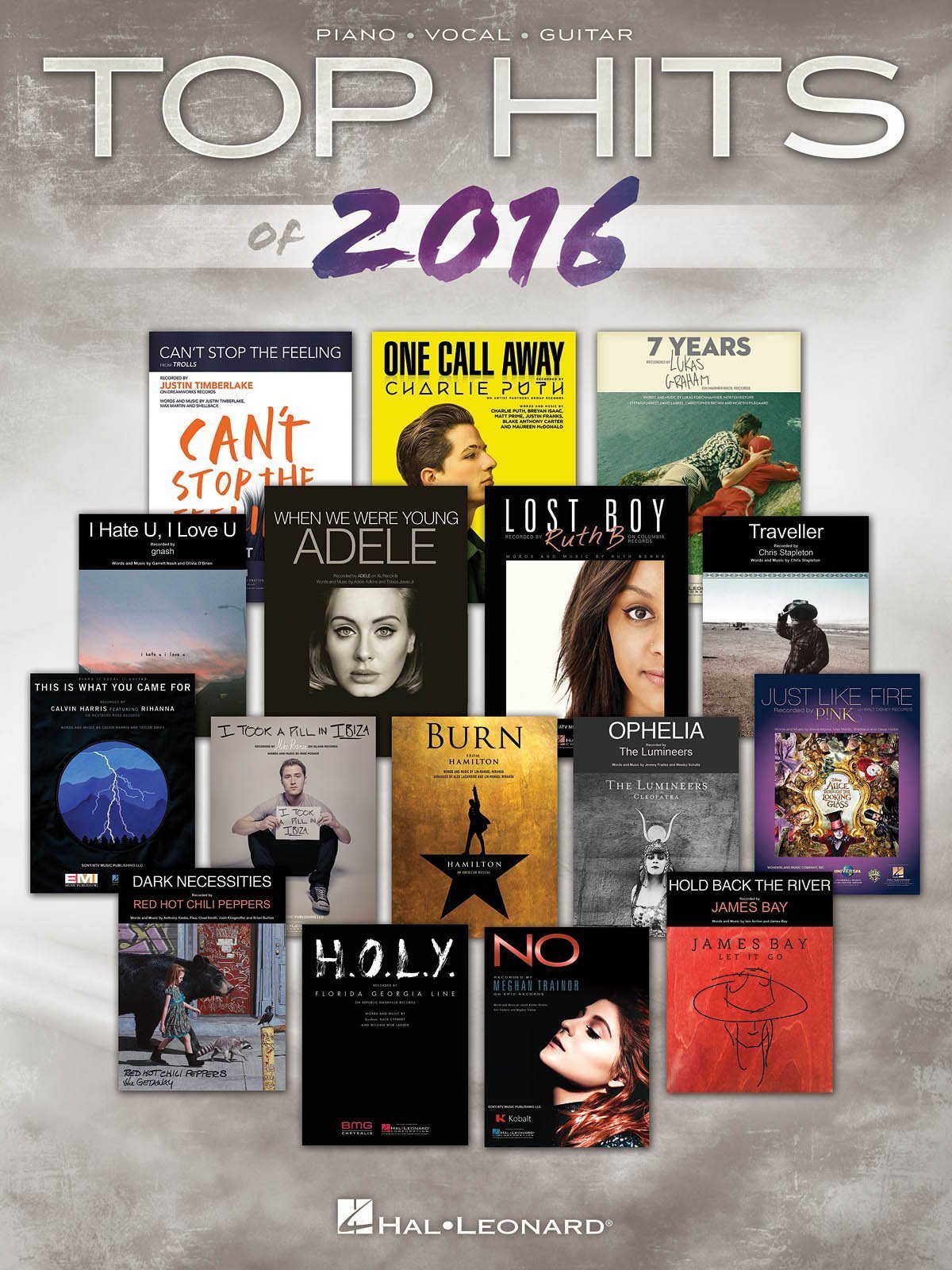 Top Hits of 2016 (Piano/Vocal/Guitar) - Remenyi House of Music