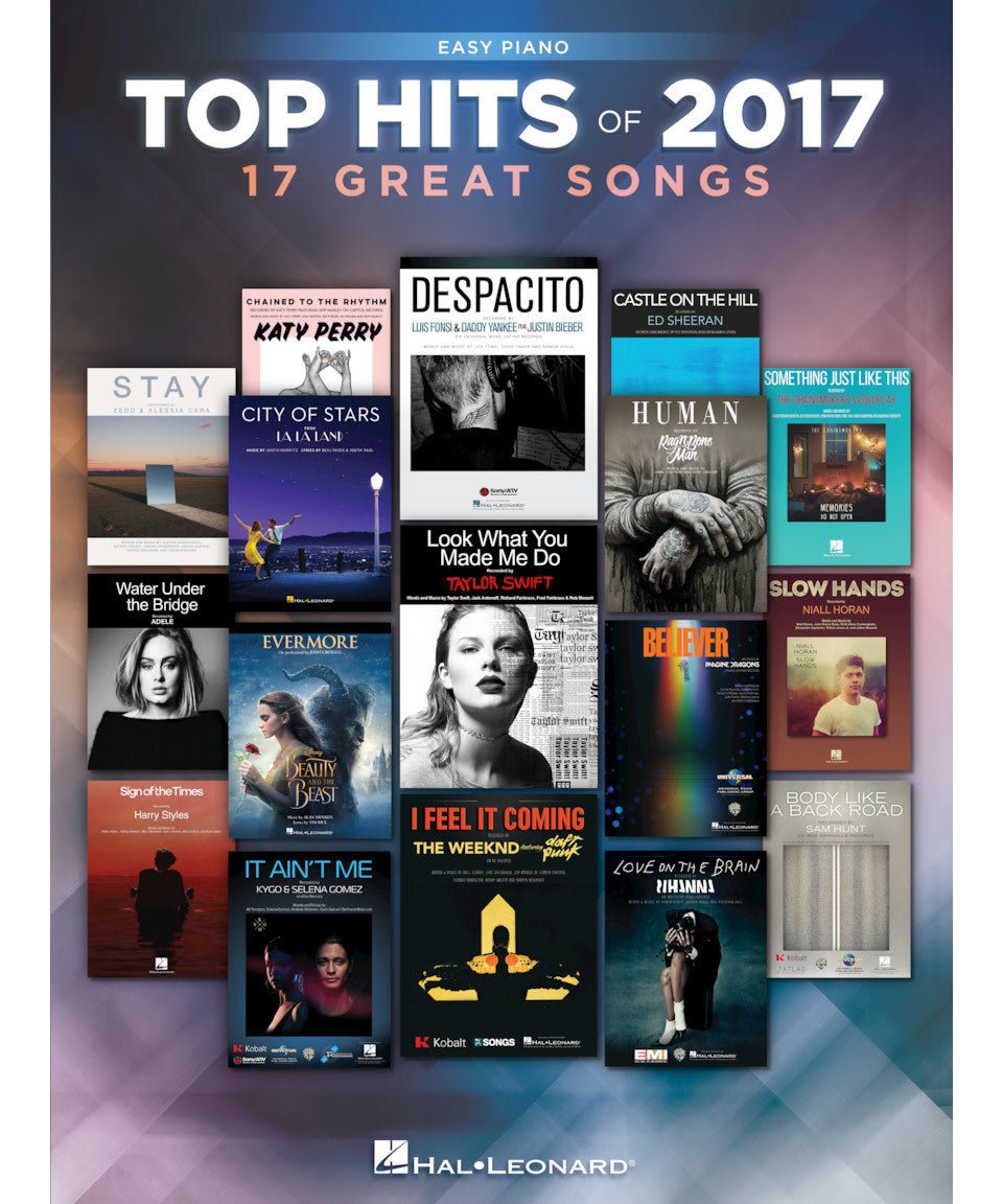 Top Hits of 2017 (Piano/Vocal/Guitar Songbook) - Remenyi House of Music