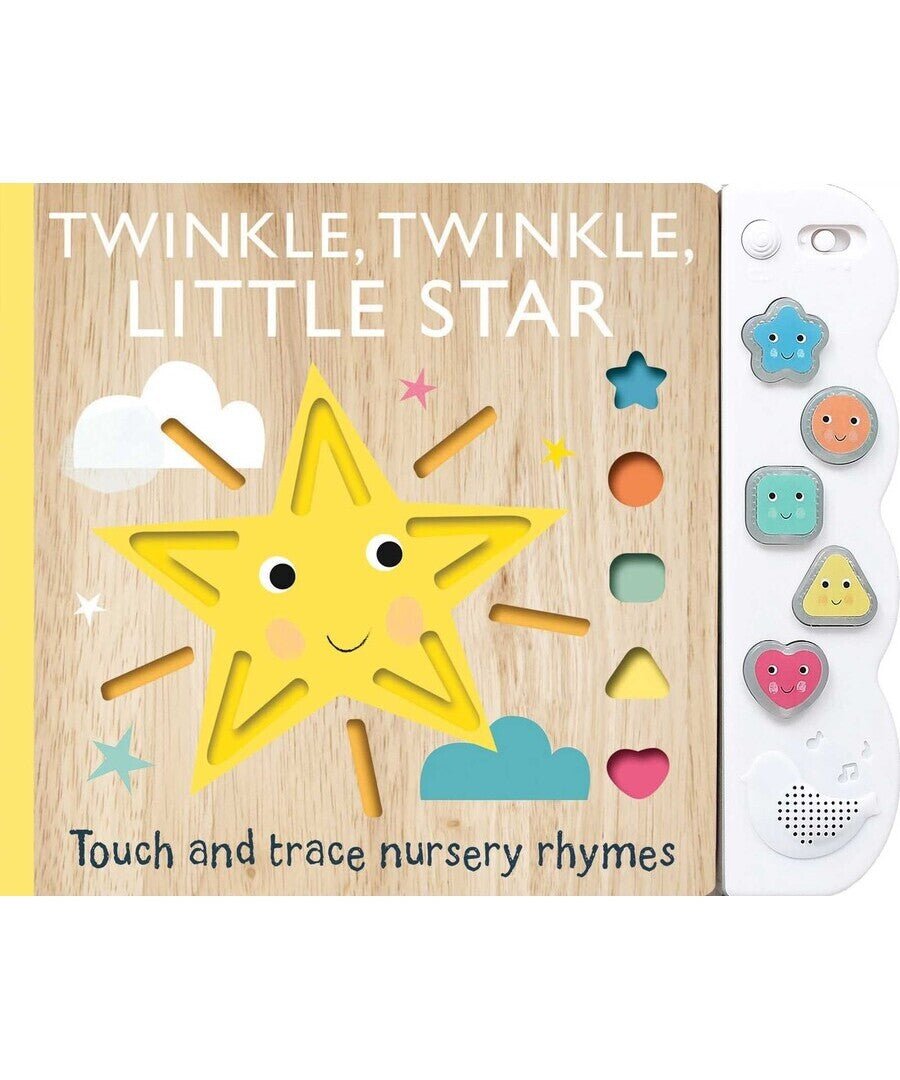 Touch and Trace Nursery Rhymes: Twinkle, Twinkle Little Star with 5 - Buttton Light and Sound - Remenyi House of Music