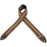 Levy's Guitar Strap M8HTV-20, 2' Jacquard Weave with Vintage Hootenanny Design