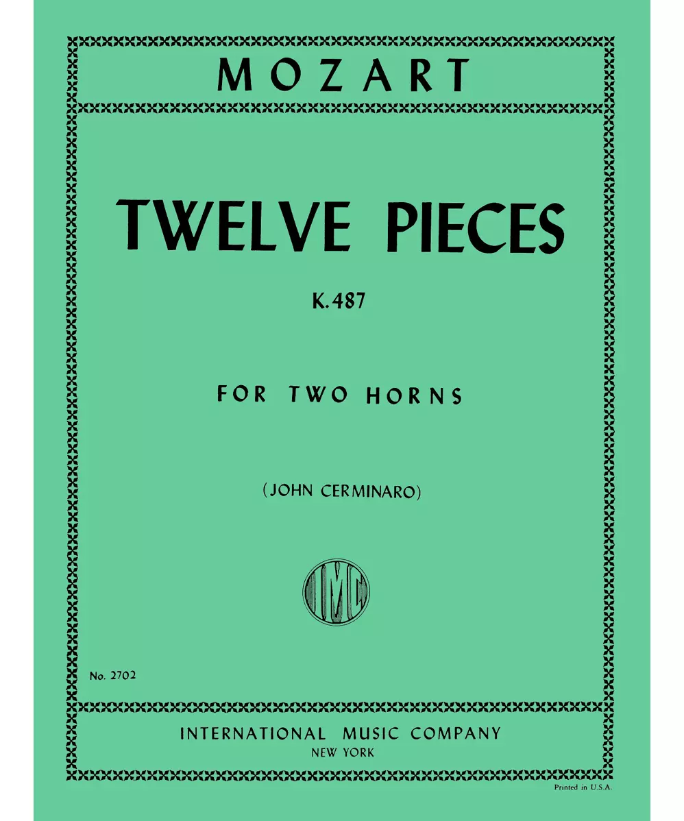 Twelve Pieces, K. 487 - Remenyi House of Music