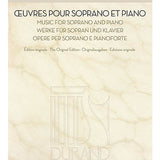 Music for Soprano and Piano [Oeuvres Pour Soprano et Piano]