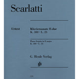 Piano Sonata in E Major, K. 380, L. 23