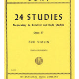 Dont, J. - 24 Studies for Violin (Opus 37)