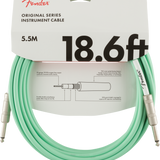 Fender Original Series Instrument Cable, 18.6', Surf Green