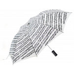 Umbrella with Medium Plastic Handle - White - Remenyi House of Music