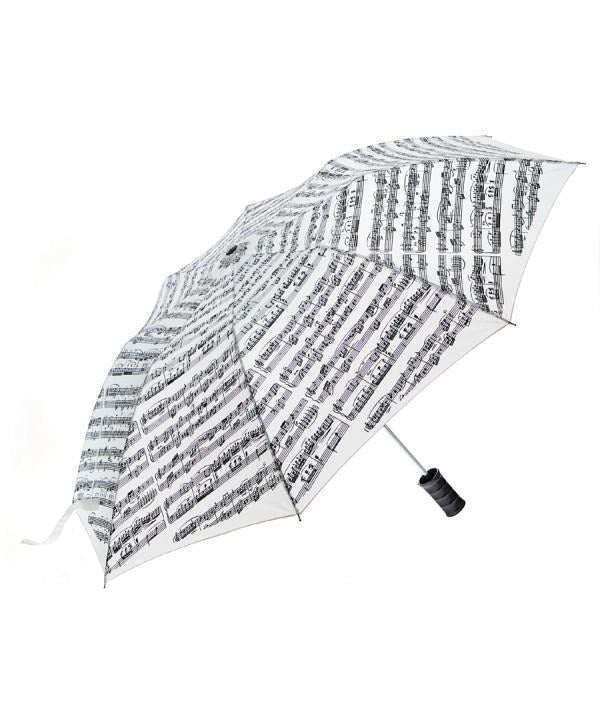 Umbrella with Medium Plastic Handle - White - Remenyi House of Music