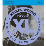 D'Addario EXL116 - Nickel Wound M-TOP HVY-BTM 11-52