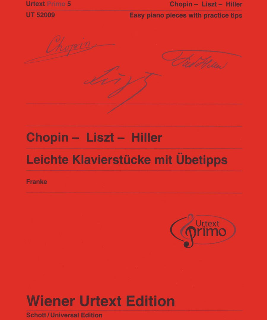 Urtext Primo 5: Chopin, Liszt, Hiller (German/English Version) - Remenyi House of Music