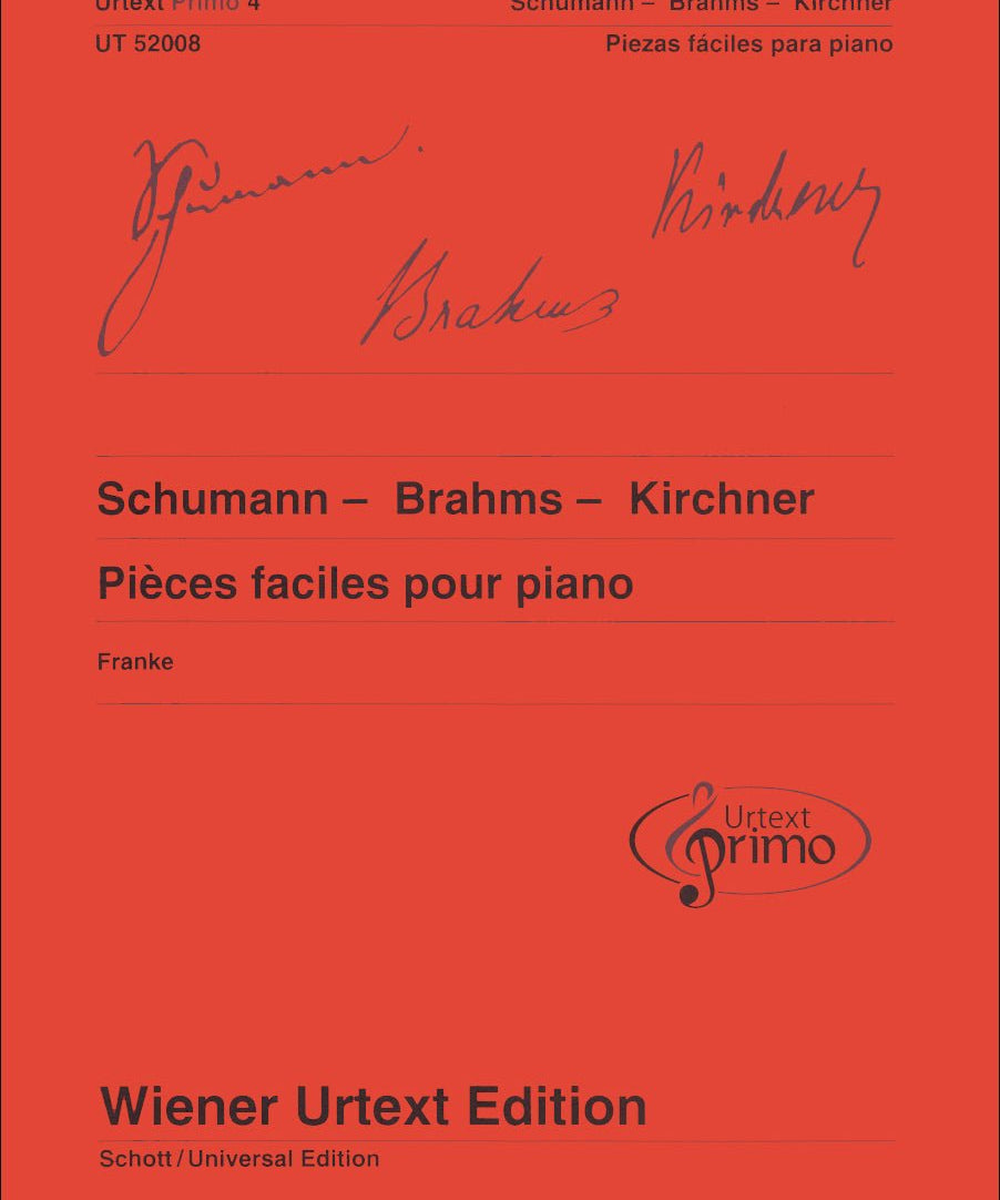 Urtext Primo 5: Schumann, Brahms, Kirchner (French/Spanish Version) - Remenyi House of Music