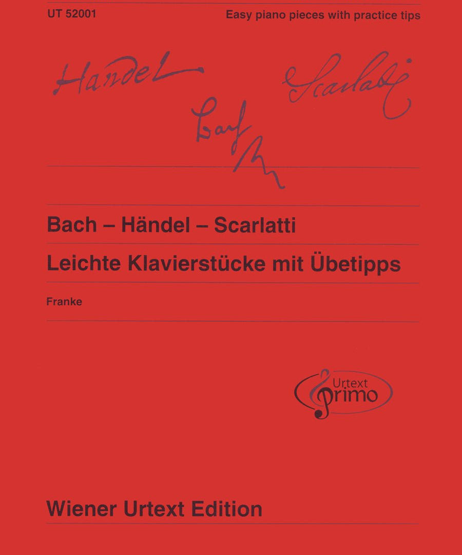 Urtext Primo: Bach, Handel, Scarlatti (German/English Version) - Remenyi House of Music