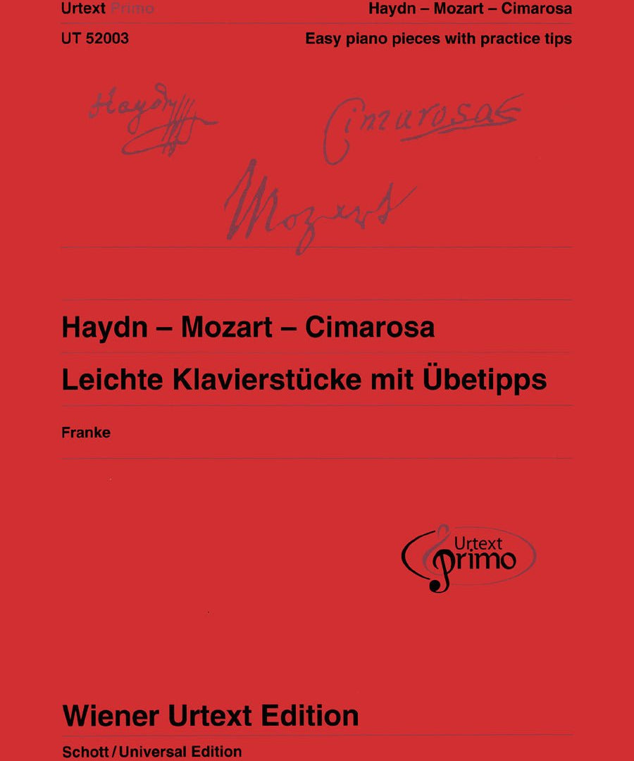 Urtext Primo: Haydn, Mozart, Cimarosa (German/English Version) - Remenyi House of Music