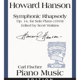 Howard Hanson : Rhapsodie symphonique Op. 14, pour piano seul