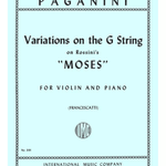 Variations on the G string (on a Theme from \"Moses\" by Rossini - Remenyi House of Music