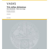 Vasks, P. - Three Love Songs - Remenyi House of Music