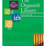 La bibliothèque de l'organiste, volume 64, livre d'orgue à 3 portées, moyennement difficile