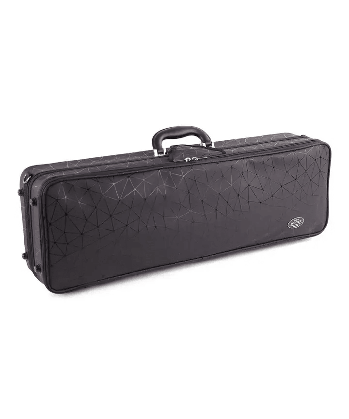 Violin Oblong Essential Case - Black Sparkle - Remenyi House of Music