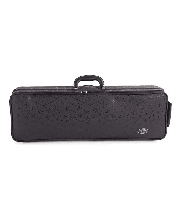 Violin Oblong Essential Case - Black Sparkle - Remenyi House of Music