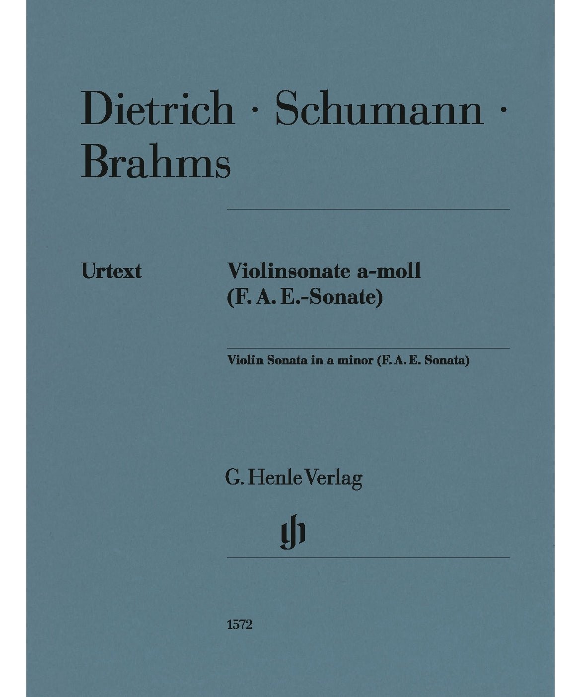 Violin Sonata in a Minor (F.A.E. Sonata) - Remenyi House of Music