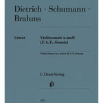 Violin Sonata in a Minor (F.A.E. Sonata) - Remenyi House of Music